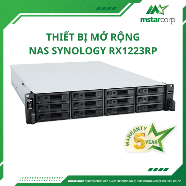 Thiết bị mở rộng NAS Synology RX1223RP - Hình ảnh 2