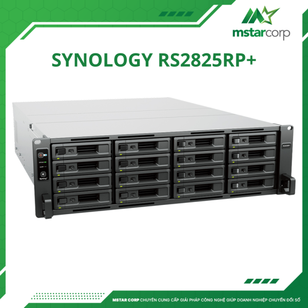 Thiết bị lưu trữ NAS Synology RS2825RP+ phải trên