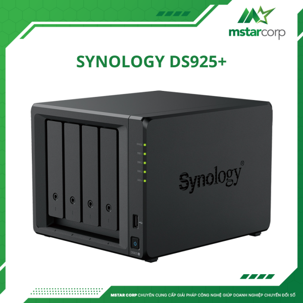 NAS Synology DS925+ mặt bên trái