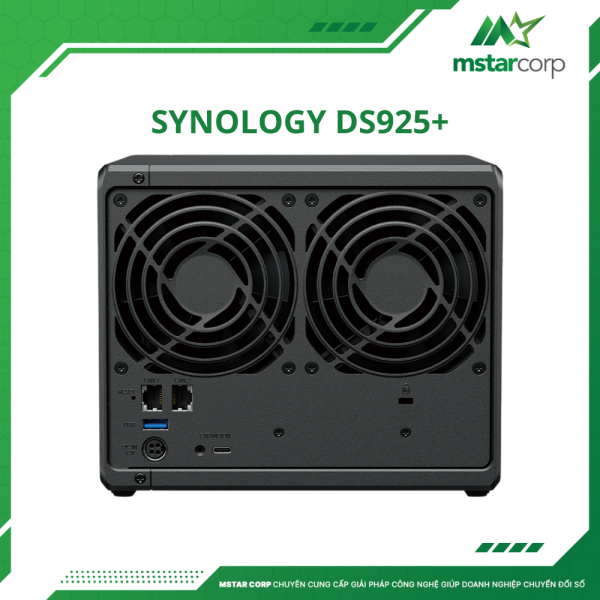 Review DS925+ về thiết kế: Giữ nguyên thiết kế đặc trưng của dòng Synology 