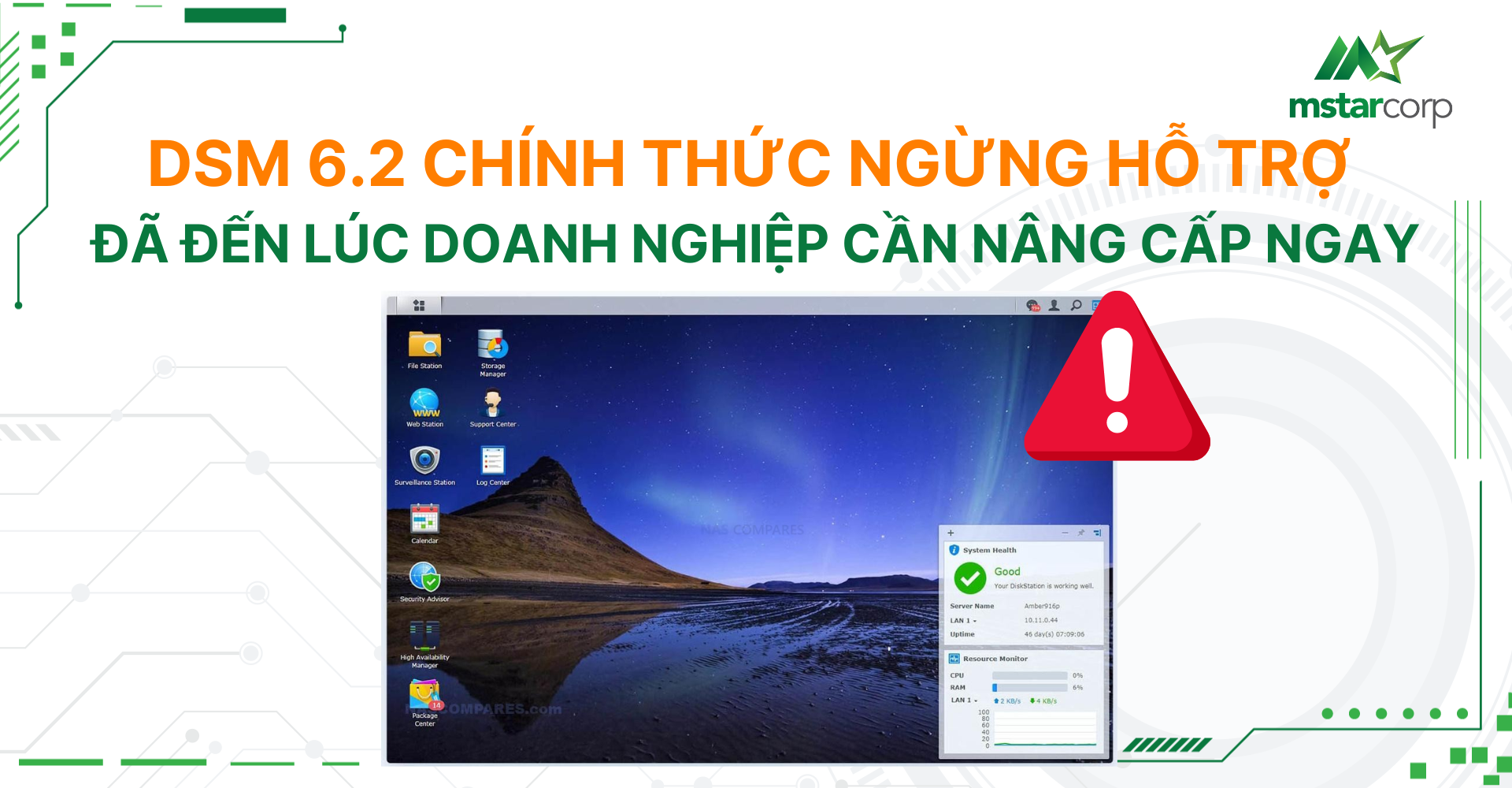 DSM 6.2 chính thức ngừng hỗ trợ – Đã đến lúc doanh nghiệp cần nâng cấp ngay