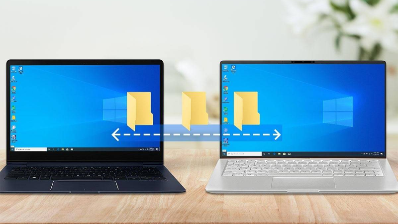 Cách chuyển dữ liệu từ máy tính sang máy tính bằng wifi hoặc mạng nội bộ LAN