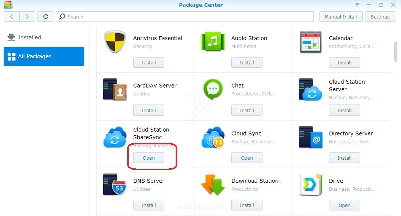 Đồng bộ dữ liệu giữa các NAS Synology bằng Cloud Station ShareSync - bước 2