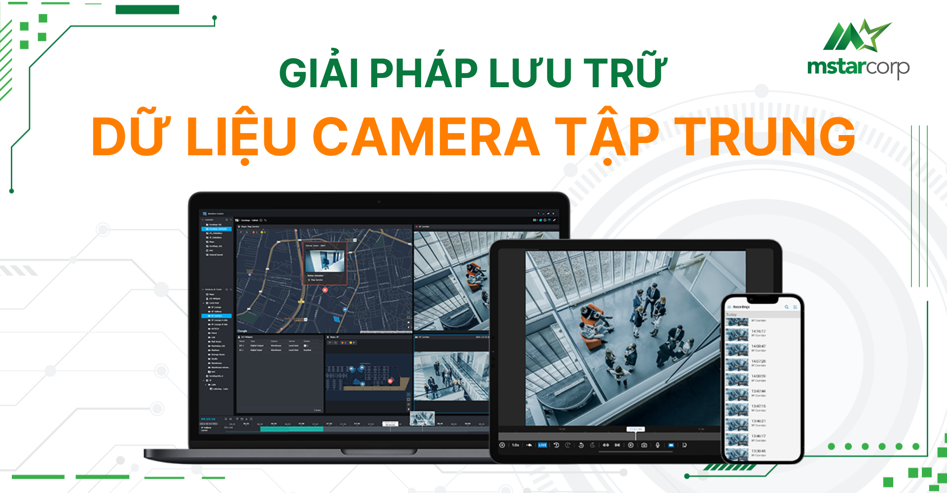 Giải pháp lưu trữ dữ liệu camera tập trung
