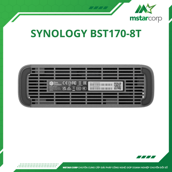 Thiết bị lưu trữ Synology BeeStation Plus BST170-8T mặt dưới