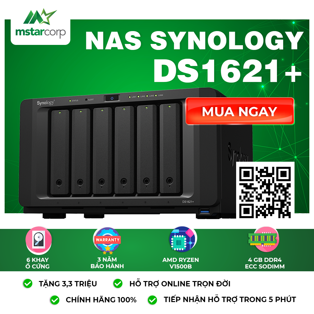 DS1525+ vs DS1621+: Số khay ổ cứng và khả năng mở rộng lưu trữ