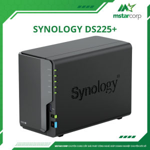 Thiết bị lưu trữ NAS Synology DS225+ mặt trái