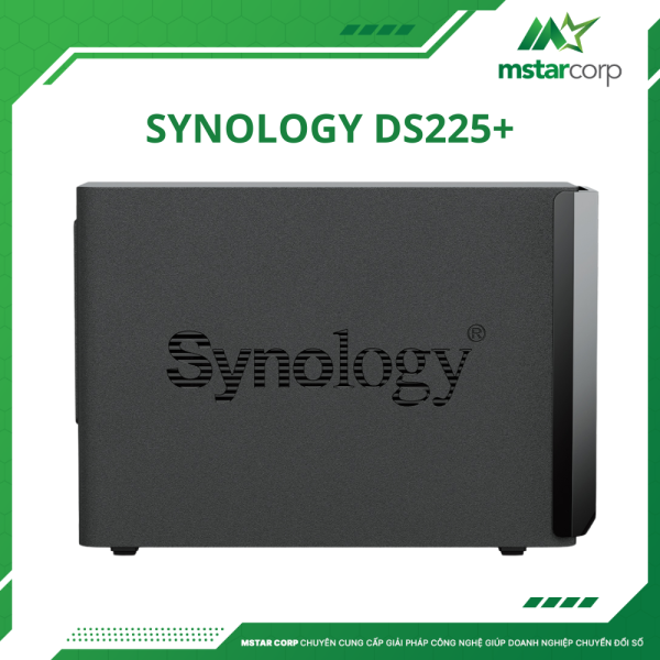 Thiết bị lưu trữ NAS Synology DS225+ phải