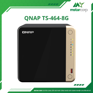 Thiết bị lưu trữ NAS QNAP TS-464-8G mặt trước