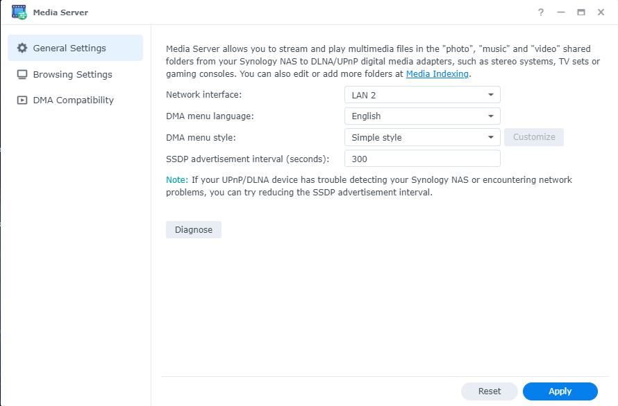 Synology Media Server