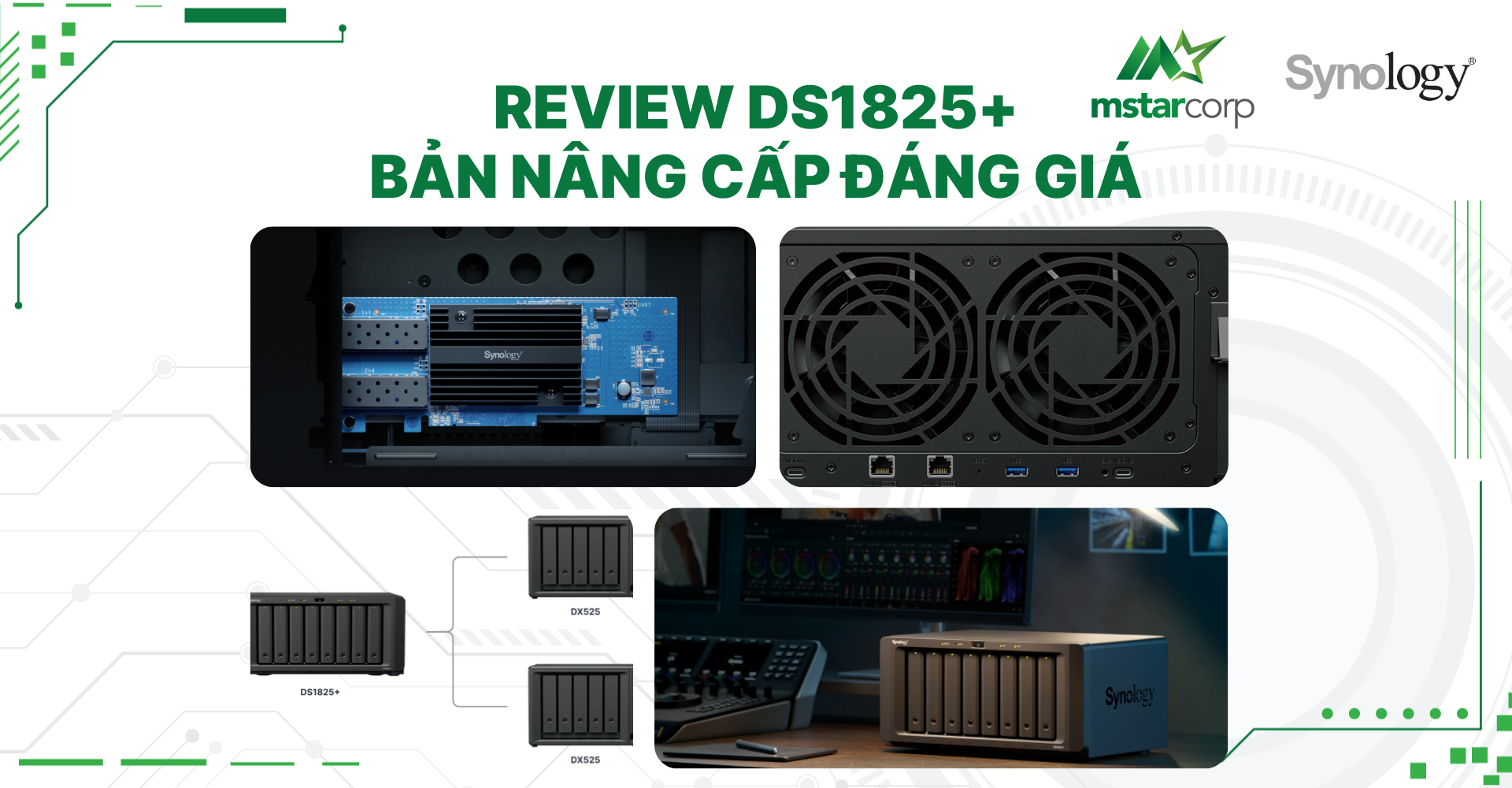 Review DS1825+: Bản nâng cấp đáng giá cho người dùng chuyên nghiệp