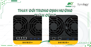 DS1825+ vs DS1821+: Sự thay đổi trong định hướng phần cứng của Synology