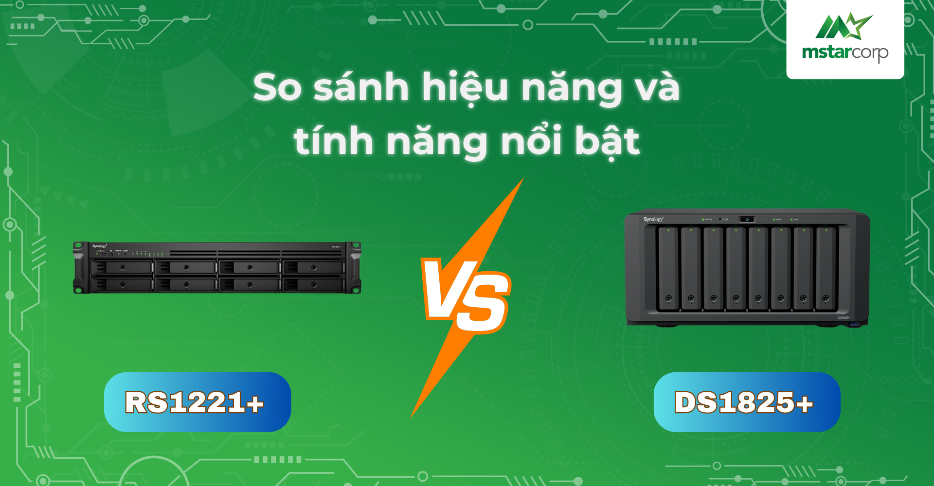 RS1221+ vs DS1825+