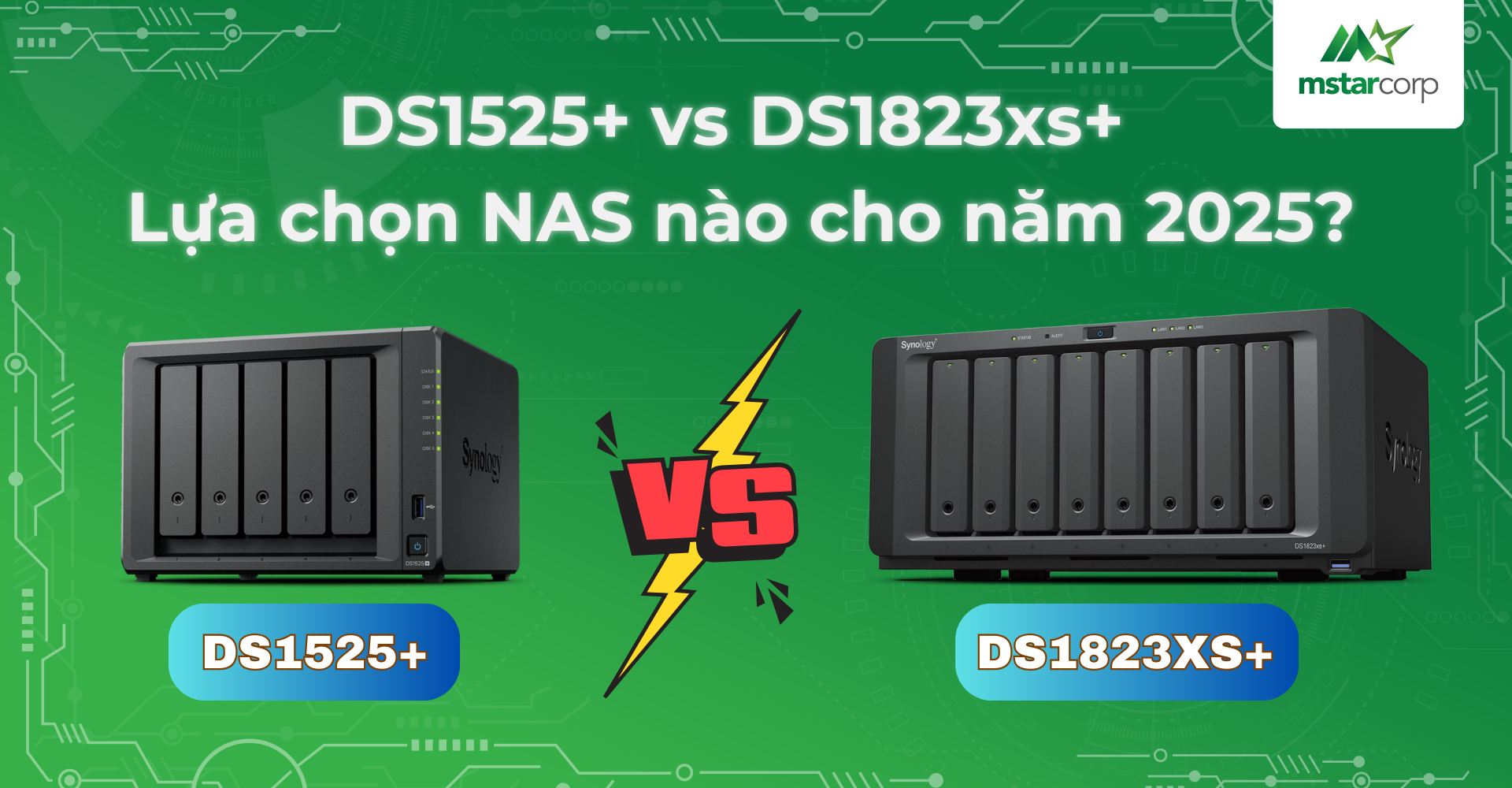 ds1525+ vs ds1823xs+​