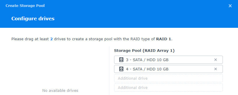 Cấu hình Storage Pool bước 4