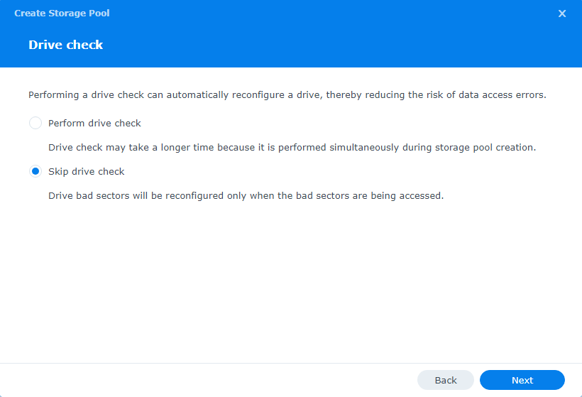 Cấu hình RAID cho NAS Synology - Bước 1