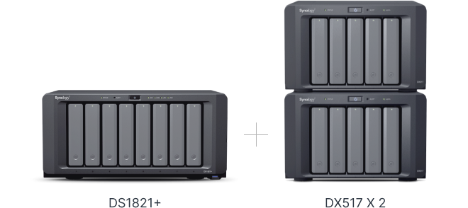 So sánh DS1825+ vs DS1821+: Cổng kết nối