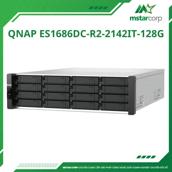 Thiết bị lưu trữ NAS QNAP ES1686dc-R2-2142IT-128G trái