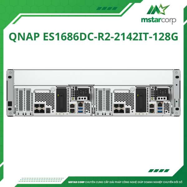Thiết bị lưu trữ NAS QNAP ES1686dc-R2-2142IT-128G mặt sau