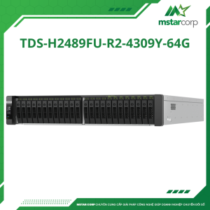 Thiết bị lưu trữ NAS QNAP TDS-h2489FU-R2-4309Y-64G mặt trái
