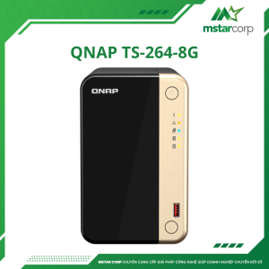 Thiết bị lưu trữ NAS QNAP TS-264-8G trước