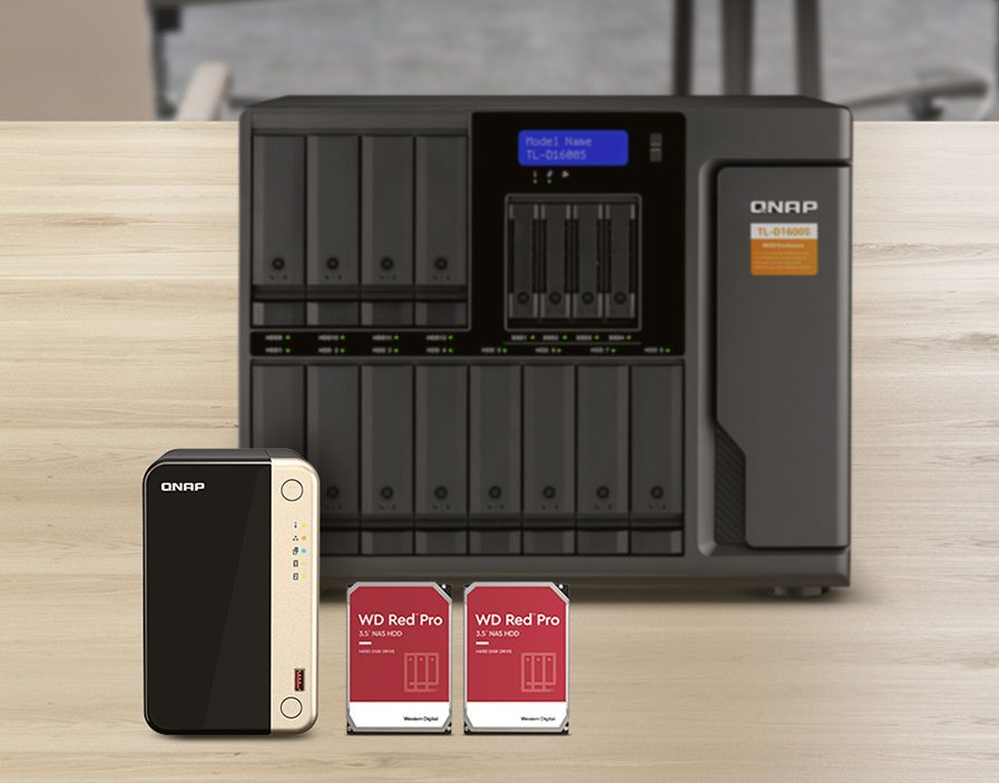 NAS QNAP TS-264-8G Mở rộng dung lượng lưu trữ lên đến 14 ổ cứng