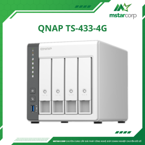 Thiết bị lưu trữ NAS QNAP TS-433-4G