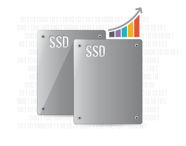 NAS TS-464U-RP-8G hỗ trợ bộ nhớ đệm SSD