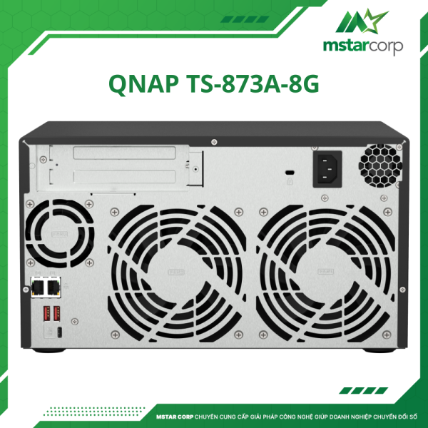 Tổng quan NAS QNAP TS-873A-8G sau