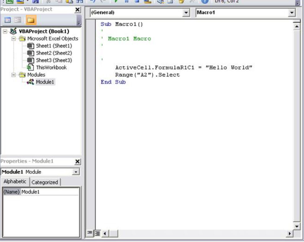 Microsoft Visual Basic for Applications (VBA) là gì?