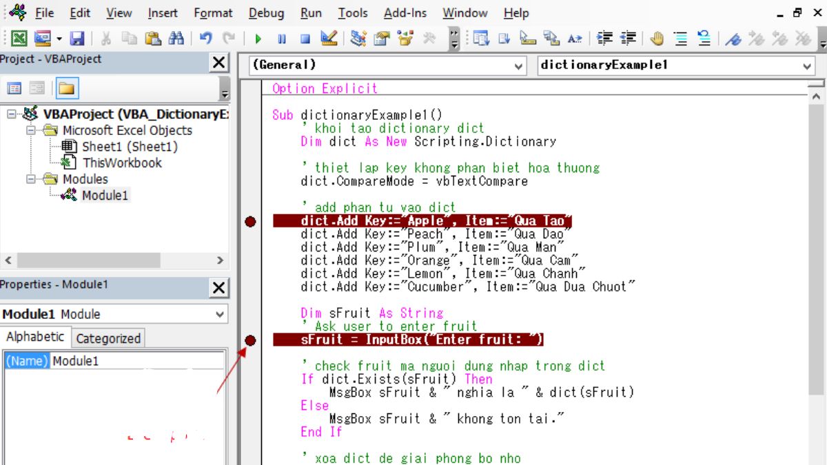 Nguyên nhân gây lỗi Microsoft Visual Basic for Applications (VBA)