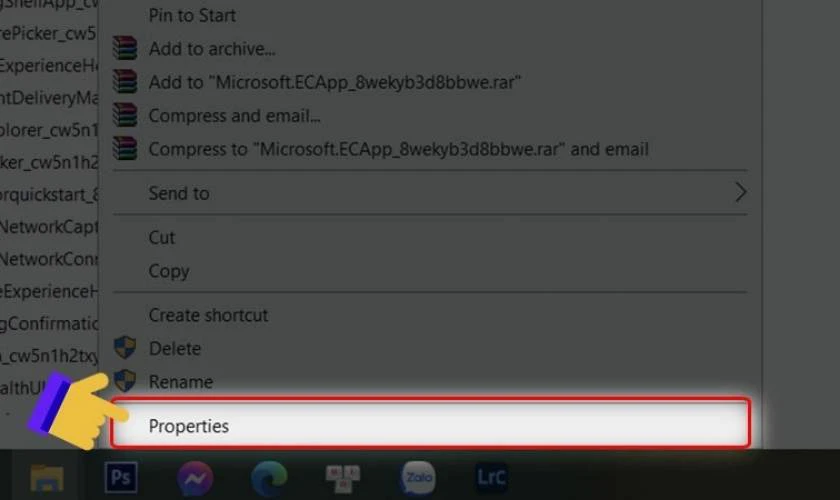 Thay đổi tên tệp mặc định của phần mềm Microsoft Edge để sửa lỗi Microsoft Edge tự mở liên tục