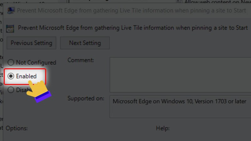 Sử dụng Local Group Policy Editor để sửa lỗi Microsoft Edge tự mở liên tục