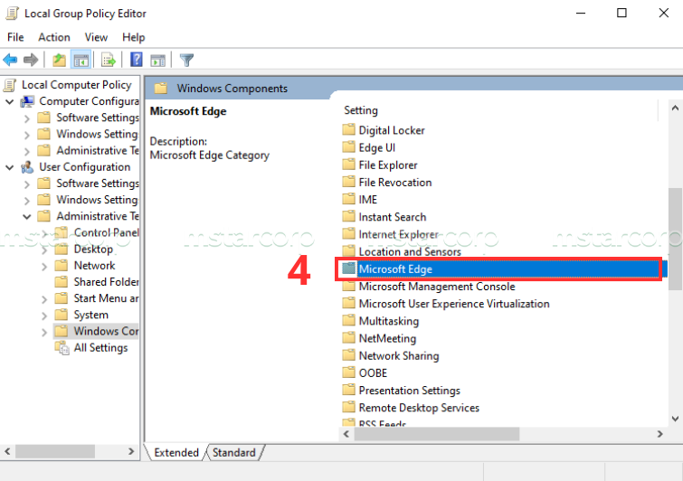 Sử dụng Local Group Policy Editor để sửa lỗi Microsoft Edge tự mở liên tục