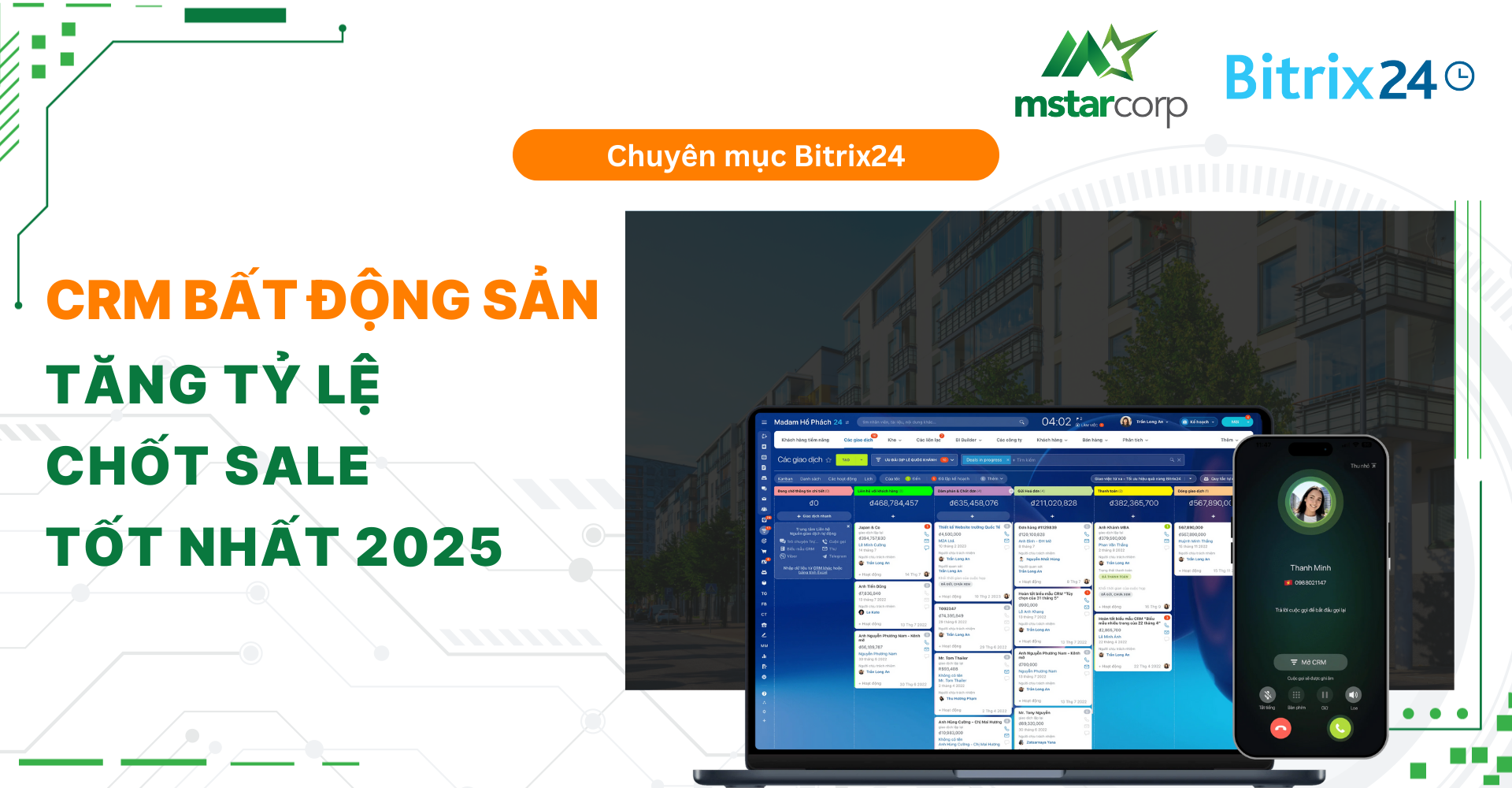 CRM bất động sản tăng tỷ lệ chốt sale tốt nhất 2025
