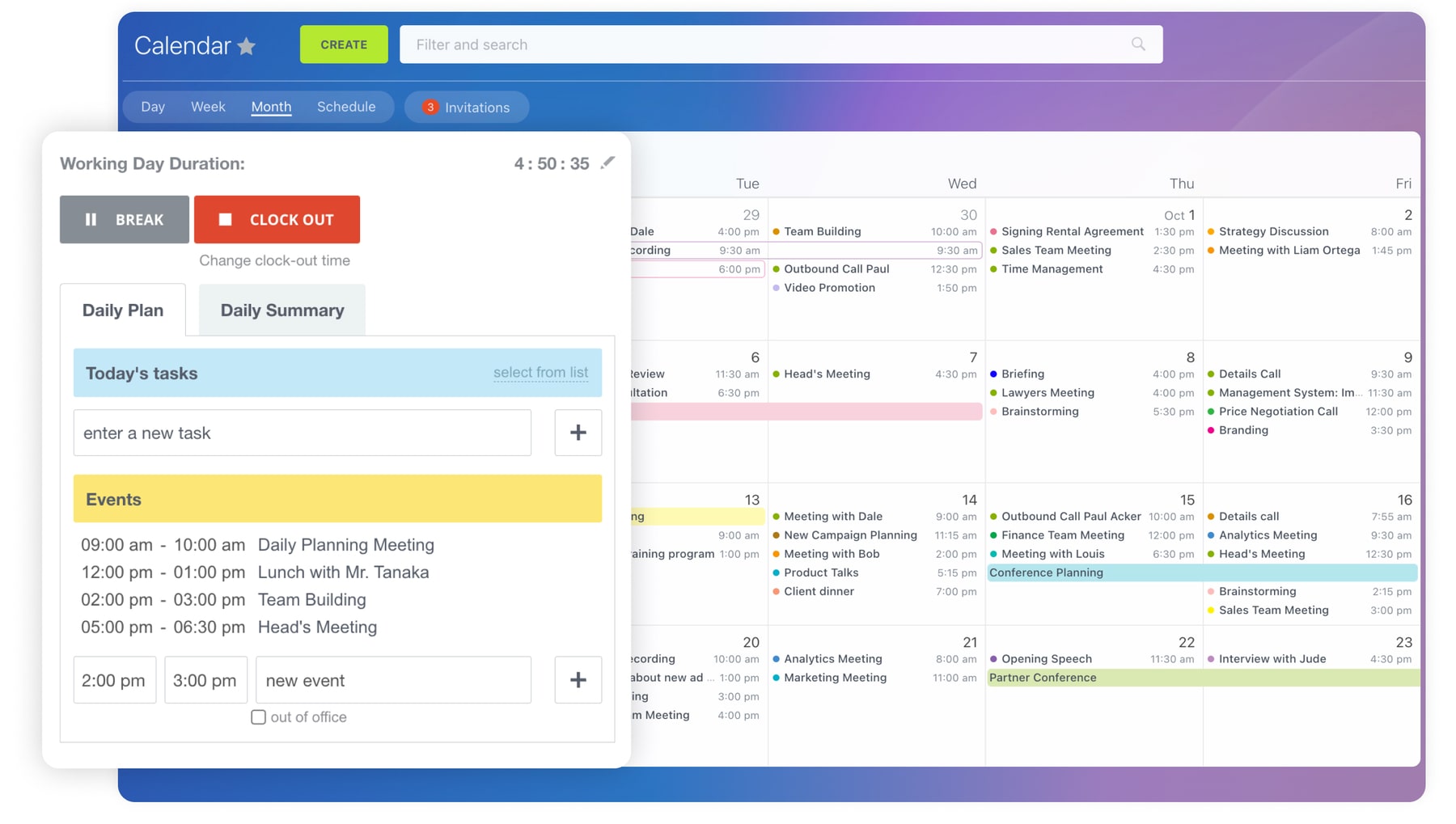 Tính năng KPI, CRM và Task Management giúp đo lường kết quả rõ ràng