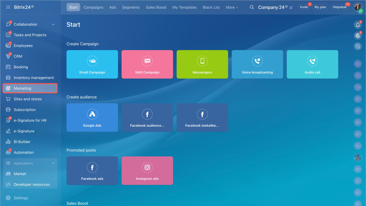 Theo dõi chiến dịch marketing và kết quả bán hàng đồng bộ