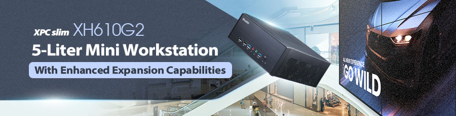 Shuttle XH610G2 là mini workstation mạnh mẽ