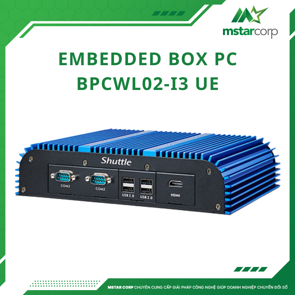 Máy tính Shuttle Embedded Box PC BPCWL02-i3 UE