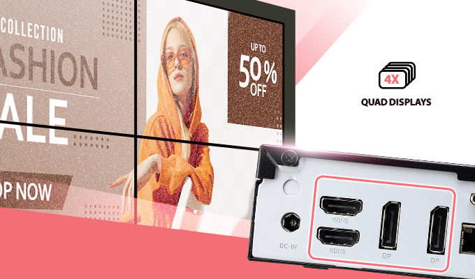 DH770 hỗ trợ 4 màn hình