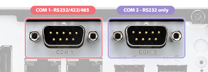 Cổng COM giúp kết nối thiết bị ngoại vi công nghiệp