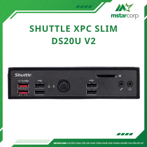 Máy tính mini Shuttle XPC slim DS20U V2 trước