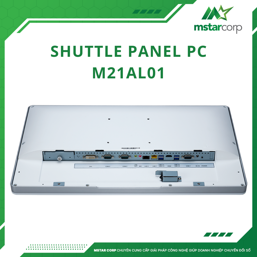 Máy tính Shuttle Panel PC M21AL01 dưới