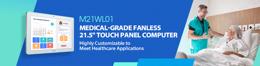 Máy tính bảng cảm ứng y tế 21.5 inch không quạt