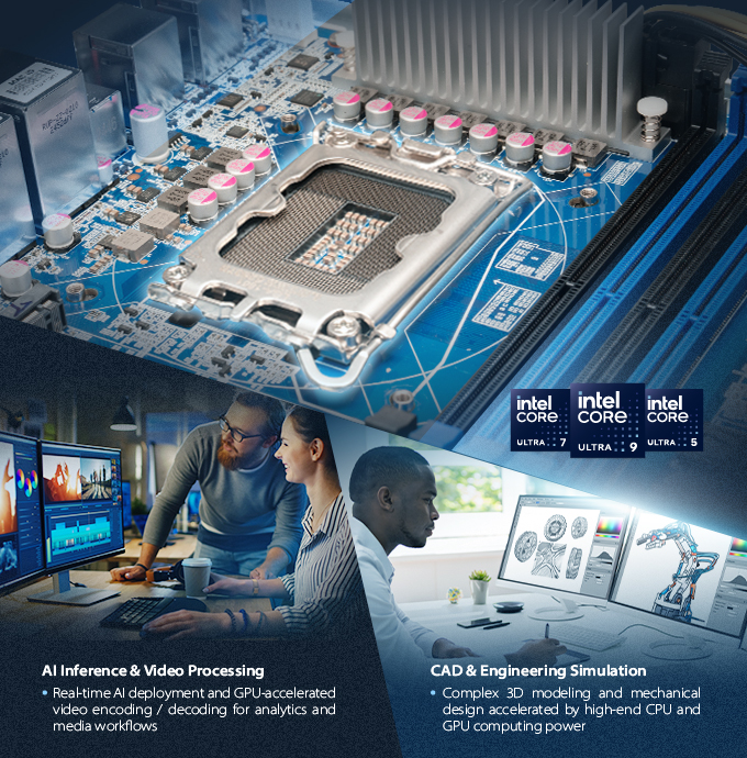 Shuttle XPC Cube SB860R8 sử dụng Intel® Core™ Ultra Series 200 mới nhất