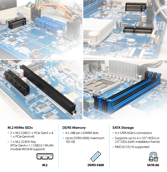 Thiết kế barebone không cần dụng cụ - Linh hoạt nâng cấp