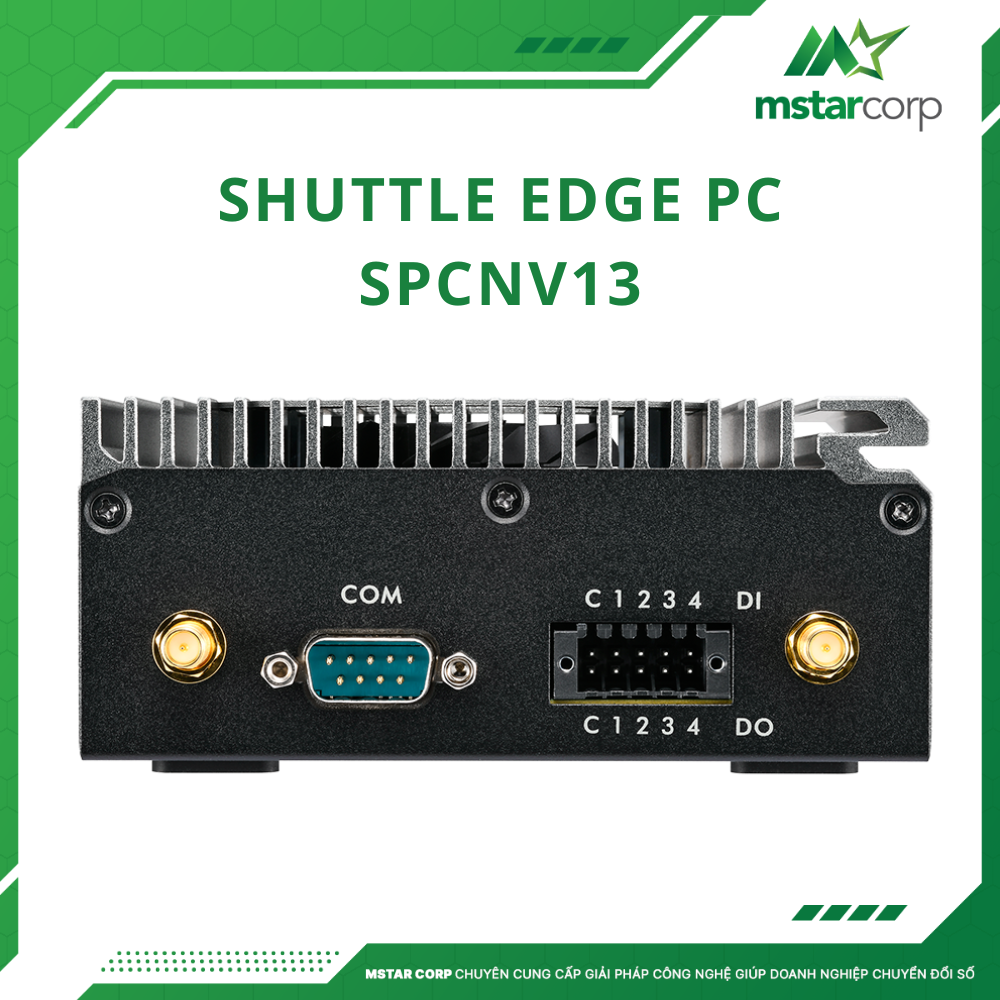 Máy tính Shuttle Edge PC SPCNV13 sau