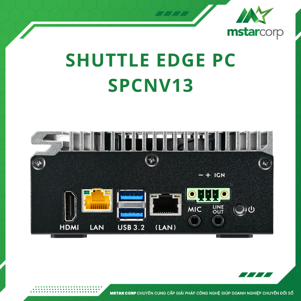 Máy tính Shuttle Edge PC SPCNV13 trước