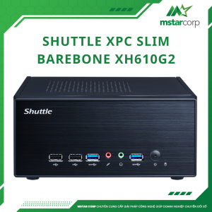 Máy tính mini Shuttle XPC slim Barebone XH610G2 trước
