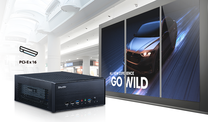 Tích hợp khe PCI-E kép